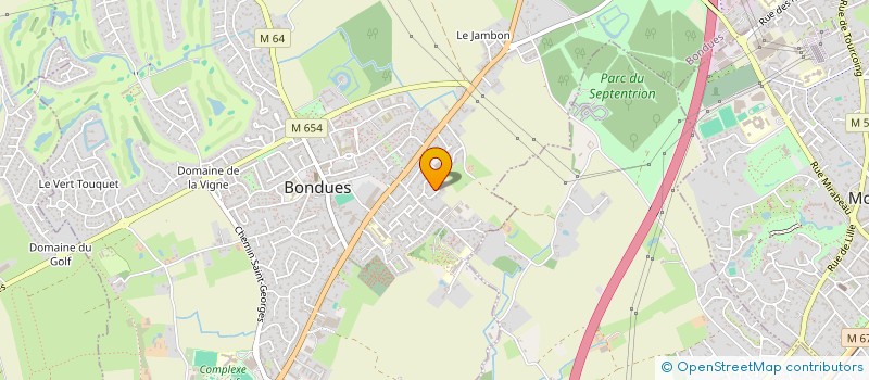 localisation de l'entreprise NEXUS RETAIL  BONDUES