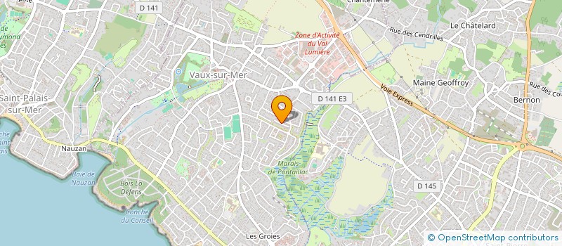 localisation de l'entreprise NEXUS TSC  VAUX-SUR-MER