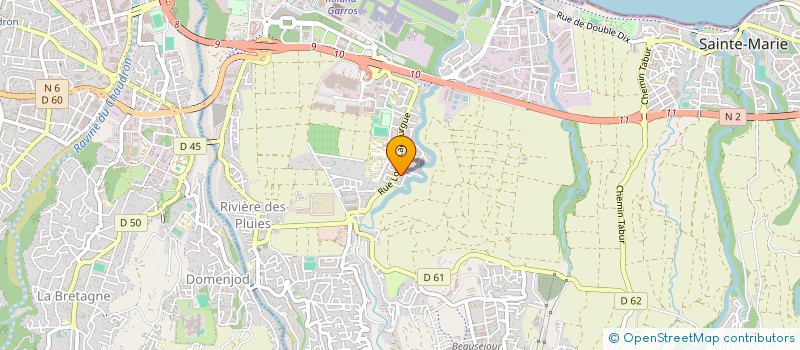 localisation de l'entreprise NEXUS VR  SAINTE-MARIE