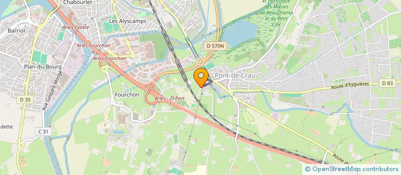 localisation de l'entreprise NEXUS-WAN  ARLES