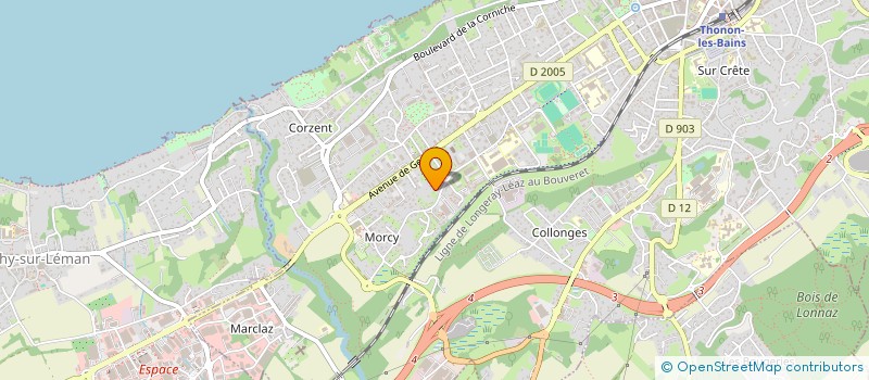 localisation de l'entreprise NEXUSGLOBAL à THONON-LES-BAINS