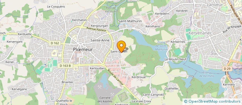 localisation de l'entreprise NEXUVIA  PLOEMEUR