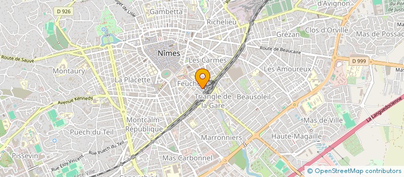 localisation de l'entreprise NEXWAY à NIMES