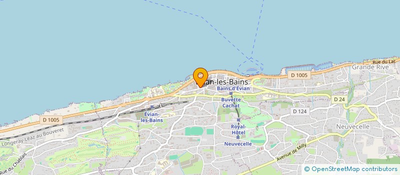 localisation de l'entreprise NEXWAY  EVIAN-LES-BAINS