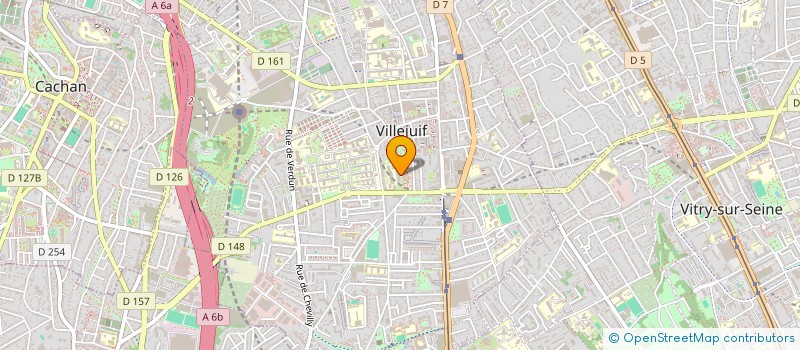 localisation de l'entreprise NEXWHIT  VILLEJUIF