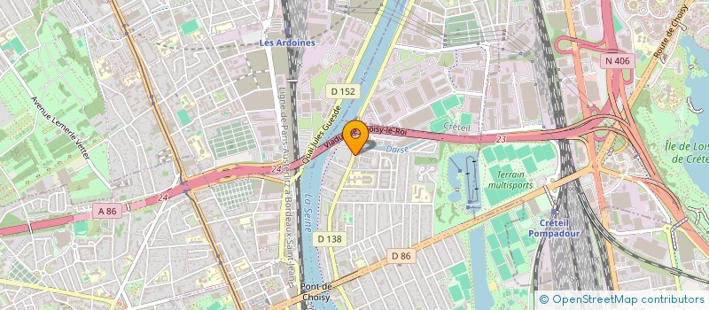 localisation de l'entreprise NEXYBAT à CHOISY-LE-ROI