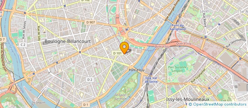 localisation de l'entreprise NEY CONSEIL à BOULOGNE-BILLANCOURT