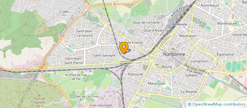 localisation de l'entreprise NEY DIGITAL  NARBONNE