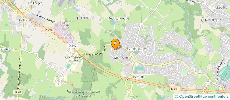 localisation de l'entreprise NEYA  LIMOGES