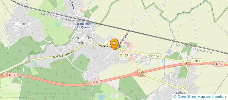 localisation de l'entreprise NEYL DESIGN à LA QUEUE-LES-YVELINES