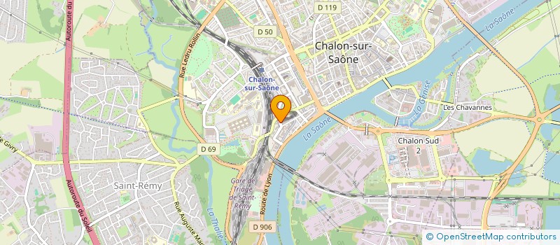 localisation de l'entreprise NEYRAT HOLDING à CHALON-SUR-SAONE