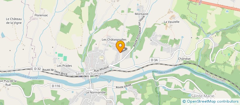 localisation de l'entreprise NEYRET AGENCEMENT à SAINT-VICTURNIEN