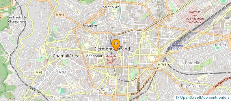 localisation de l'entreprise NEYRIAL CENTRE CALCUL NCC à CLERMONT-FERRAND