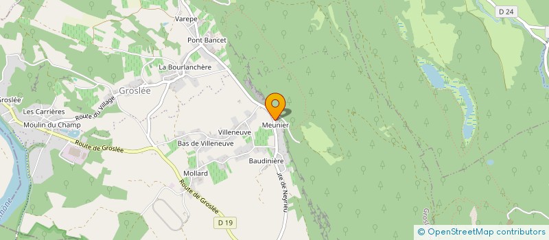 localisation de l'entreprise NEYRIEU  GROSLEE-SAINT-BENOIT