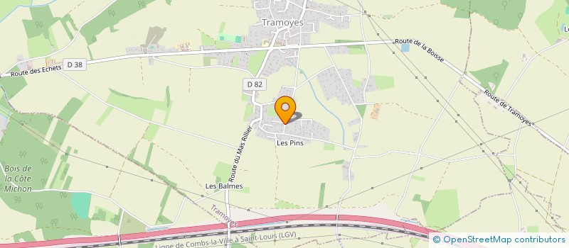 localisation de l'entreprise NEYRON LE HAUT  TRAMOYES