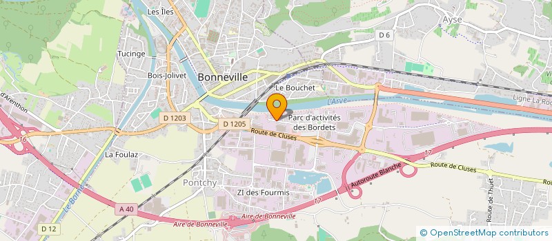 localisation de l'entreprise NEYROUD AUTOMOBILES  BONNEVILLE