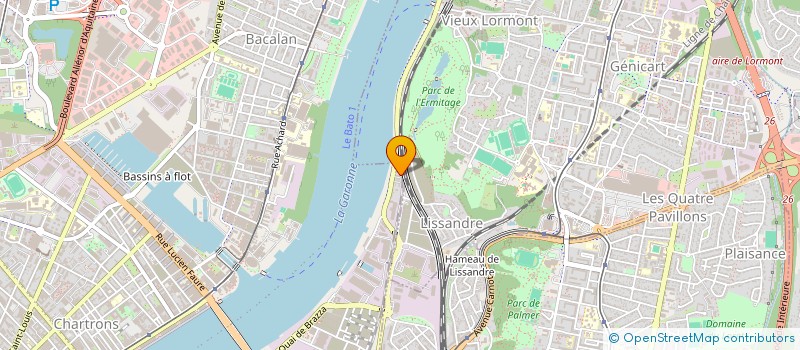 localisation de l'entreprise NEZ P.Y.C  BORDEAUX