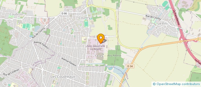localisation de l'entreprise NEZABIO  COURTRY