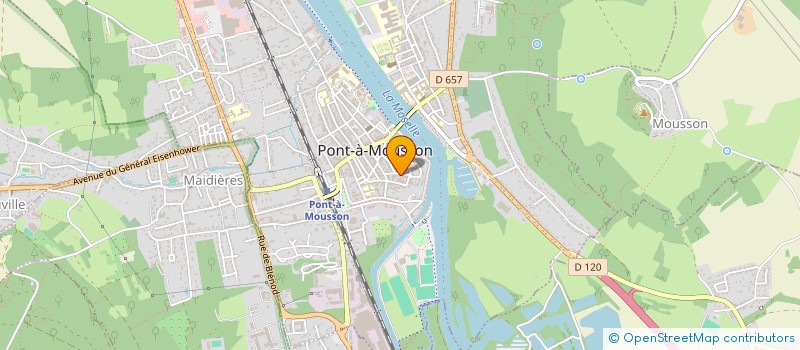 localisation de l'entreprise NEZCHAMP  PONT-A-MOUSSON