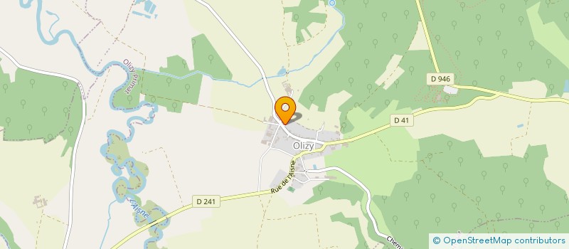 localisation de l'entreprise NEZER JORDAN  OLIZY-PRIMAT