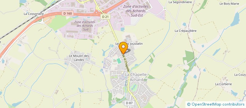 localisation de l'entreprise NEZIOCA à LES ACHARDS