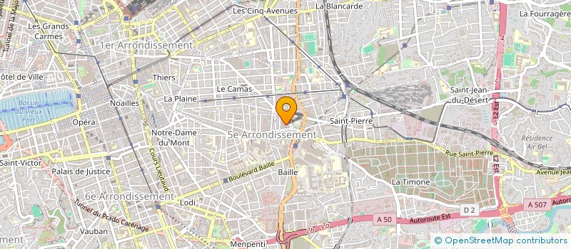 localisation de l'entreprise NEZRI AGENCY à MARSEILLE