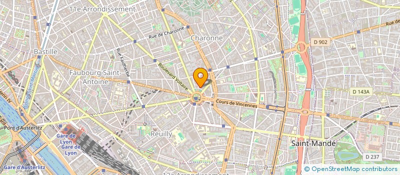 localisation de l'entreprise NF 101  PARIS