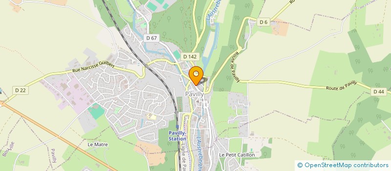 localisation de l'entreprise NF  PAVILLY