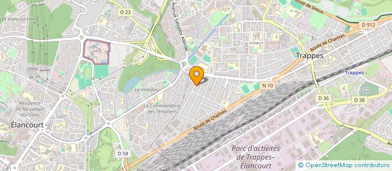localisation de l'entreprise NF AUTO à TRAPPES