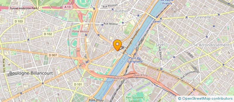 localisation de l'entreprise NF AUTOMOBILES  PARIS