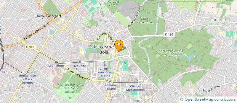 localisation de l'entreprise NF BAT à CLICHY-SOUS-BOIS