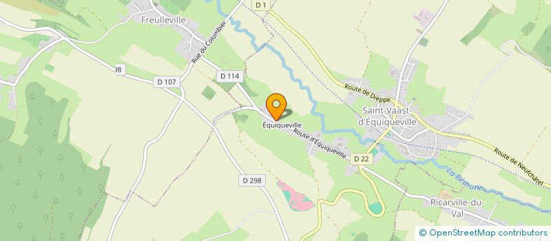 localisation de l'entreprise NF BATIMENT  SAINT-VAAST-D'EQUIQUEVILLE