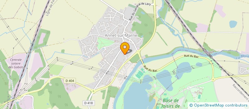 localisation de l'entreprise NF BERGEOT  ANNET-SUR-MARNE