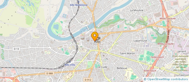 localisation de l'entreprise NF CONCEPT à ALBI