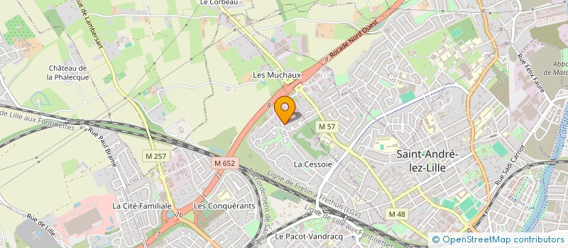 localisation de l'entreprise NF CONSEIL à LAMBERSART