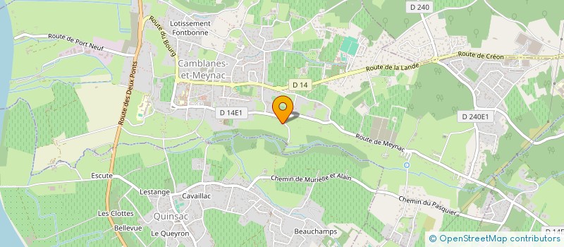 localisation de l'entreprise NF & DAUGHTER  CAMBLANES-ET-MEYNAC