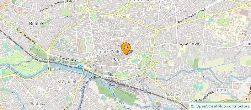 localisation de l'entreprise NF DEVELOPPEMENT à PAU