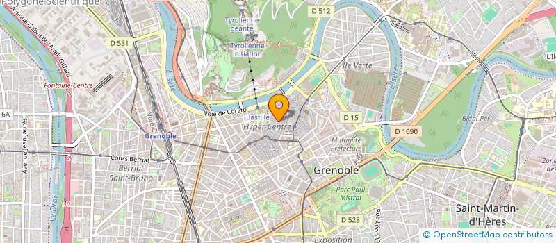 localisation de l'entreprise NF DIFFUSION à GRENOBLE