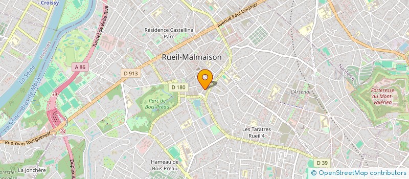 localisation de l'entreprise NF IMMO à RUEIL-MALMAISON