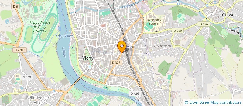 localisation de l'entreprise NF INNOVATION BATIMENT à VICHY