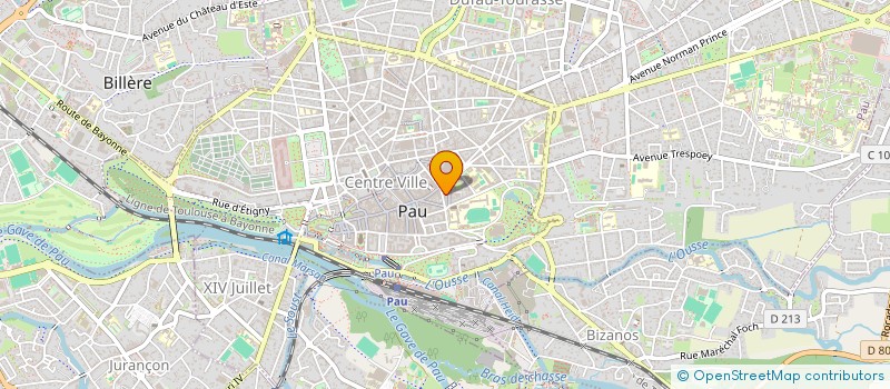 localisation de l'entreprise NF INVEST à PAU