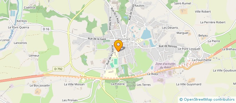 localisation de l'entreprise NF IS  LOUDEAC