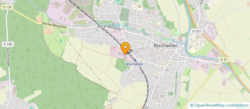 localisation de l'entreprise NF MENUISERIES  BISCHWILLER