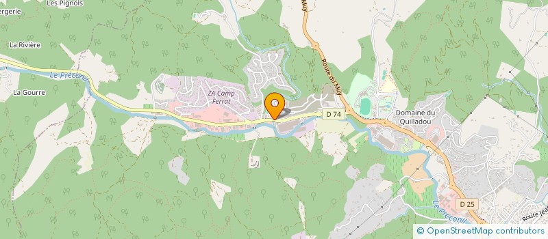localisation de l'entreprise NF MULTI SERVICES à SAINTE-MAXIME