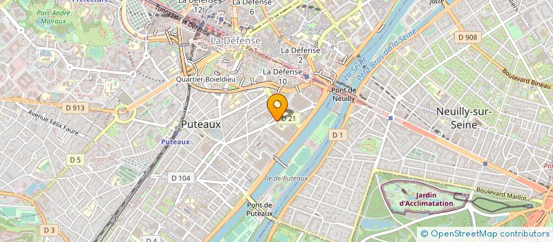 localisation de l'entreprise NF PRESSING à PUTEAUX