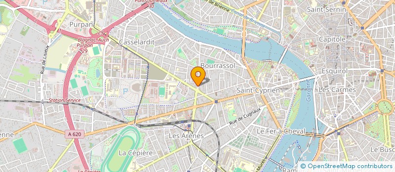 localisation de l'entreprise NF PROJECT à TOULOUSE