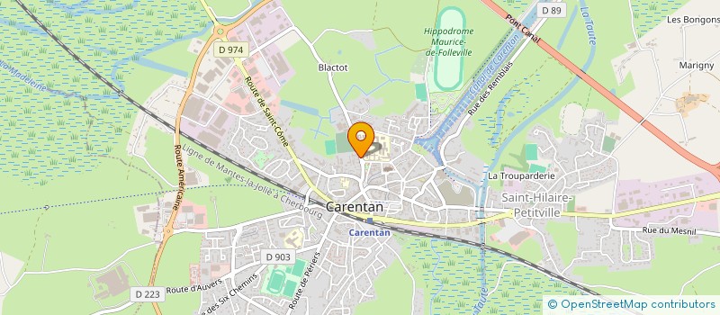 localisation de l'entreprise NF SERVICES à CARENTAN-LES-MARAIS