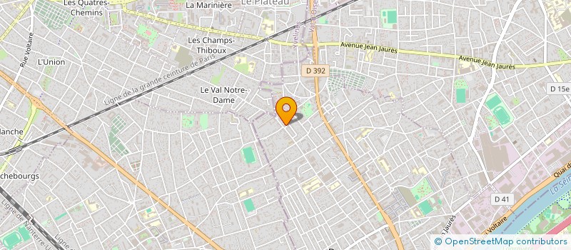 localisation de l'entreprise NF SERVICES à EPINAY-SUR-SEINE