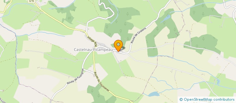 localisation de l'entreprise NF SOLAR  CASTELNAU-PICAMPEAU