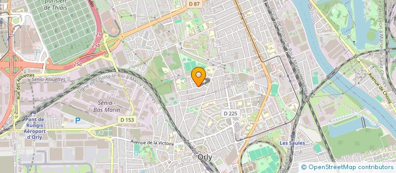 localisation de l'entreprise NF SOLUTION  THIAIS